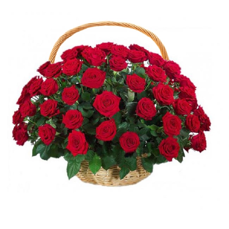 Rose - Basket - Round