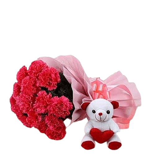 Flower with Teddy