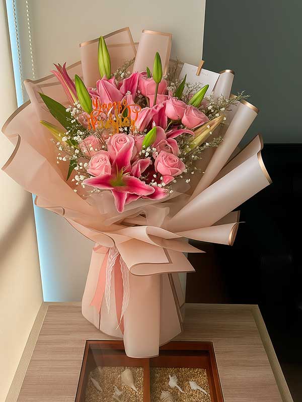 Blush Oriental Bouquet