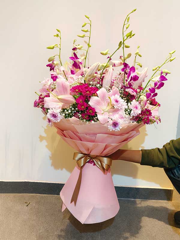 Pink & Purple Mixed Bouquet