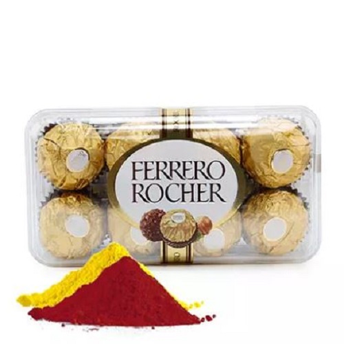 Rocher with Gulal