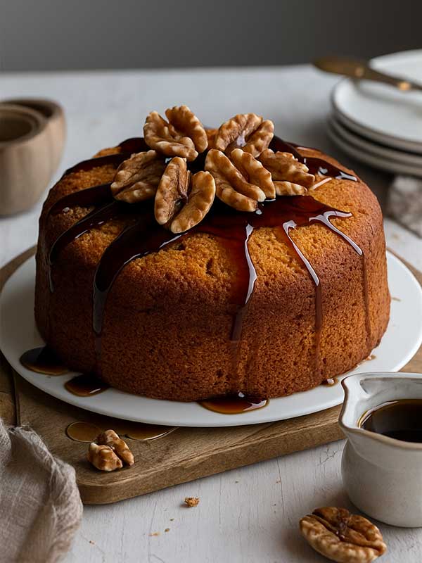 Walnut Honey Dry Fruit Cake