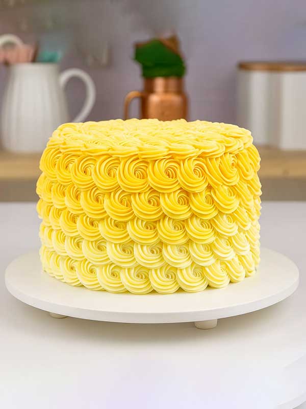 Ombre Pineapple Cake