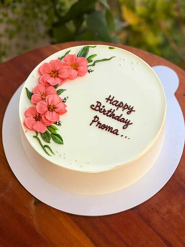 Sunshine Petals Pineapple Cake