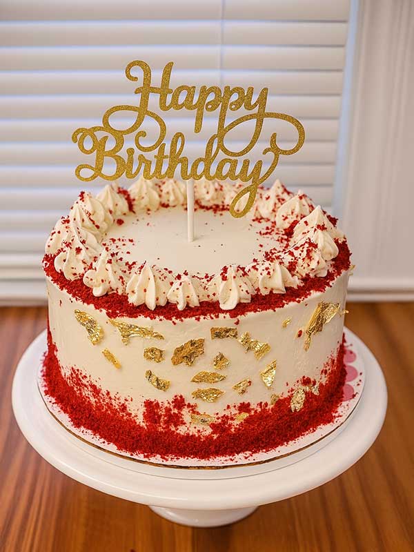 Ruby Red Celebration Cake