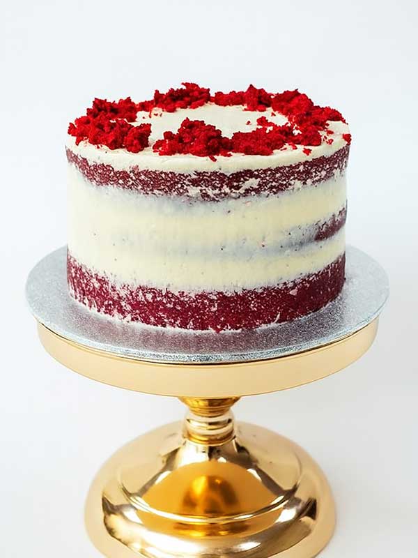 Designer Red Velvet Round Cake