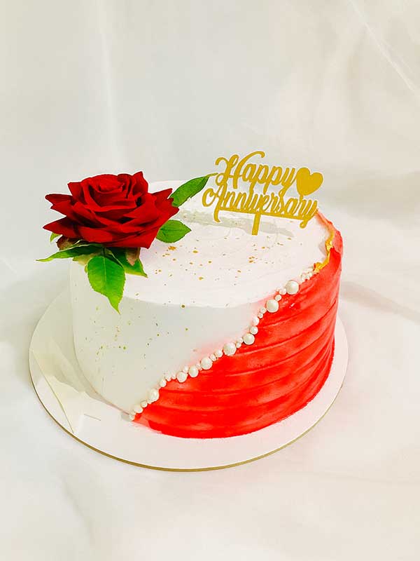 Chocolate Blissful Anniversary Cake