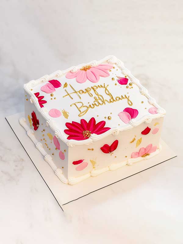 Chocolate Bliss Birthday Cake (Square | 1.5 Kg)