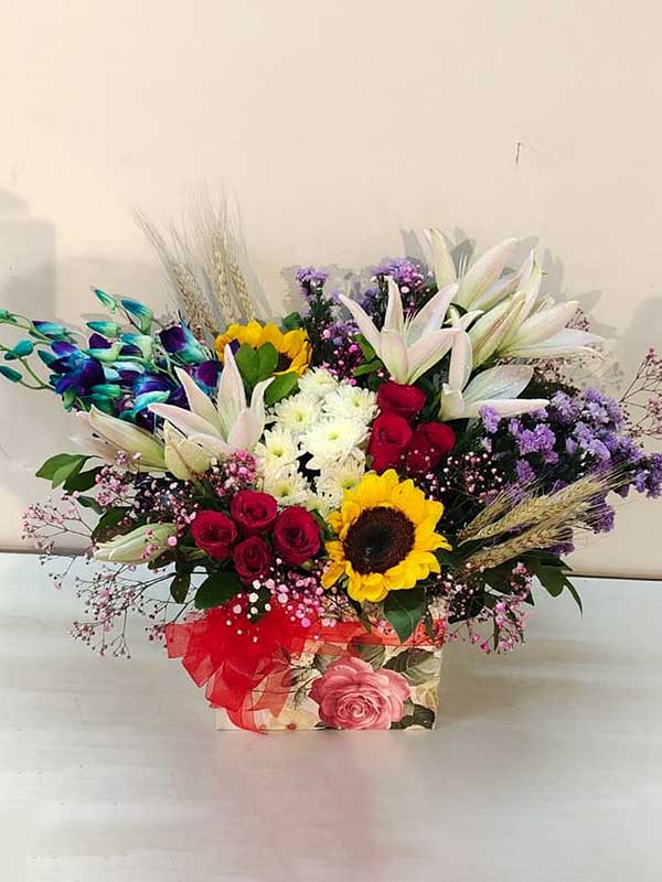 Exotic Mixed Flower Box