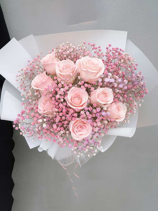 Pink Roses Bouquet