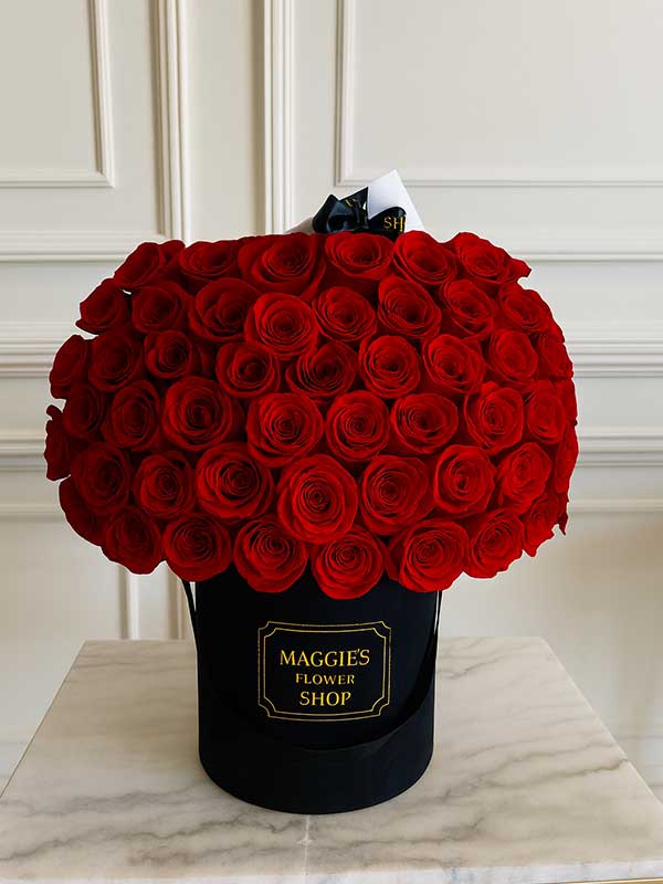 Midnight Rose Bucket