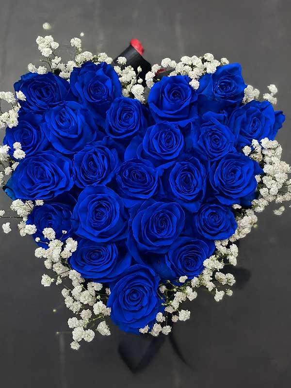 Heart of Blue Roses