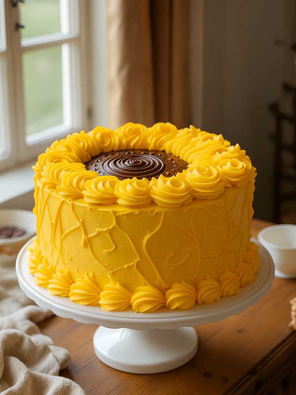 Choco Fill Butterscotch Cream Cake
