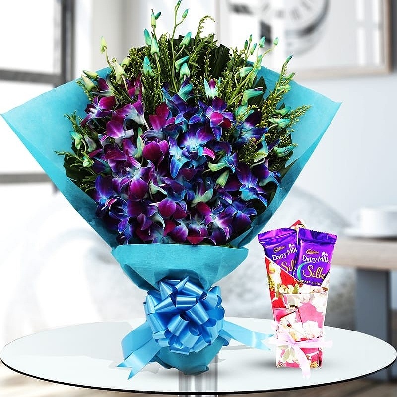 Blue Orchid - Silk Chocolates
