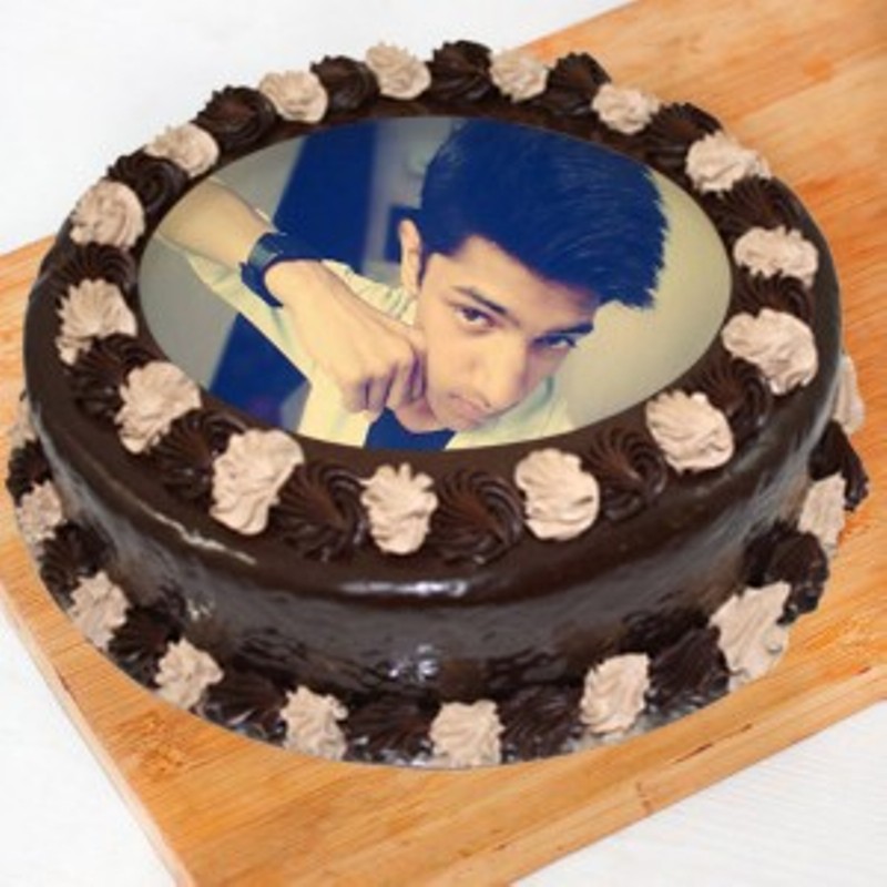 Round Photo Cake