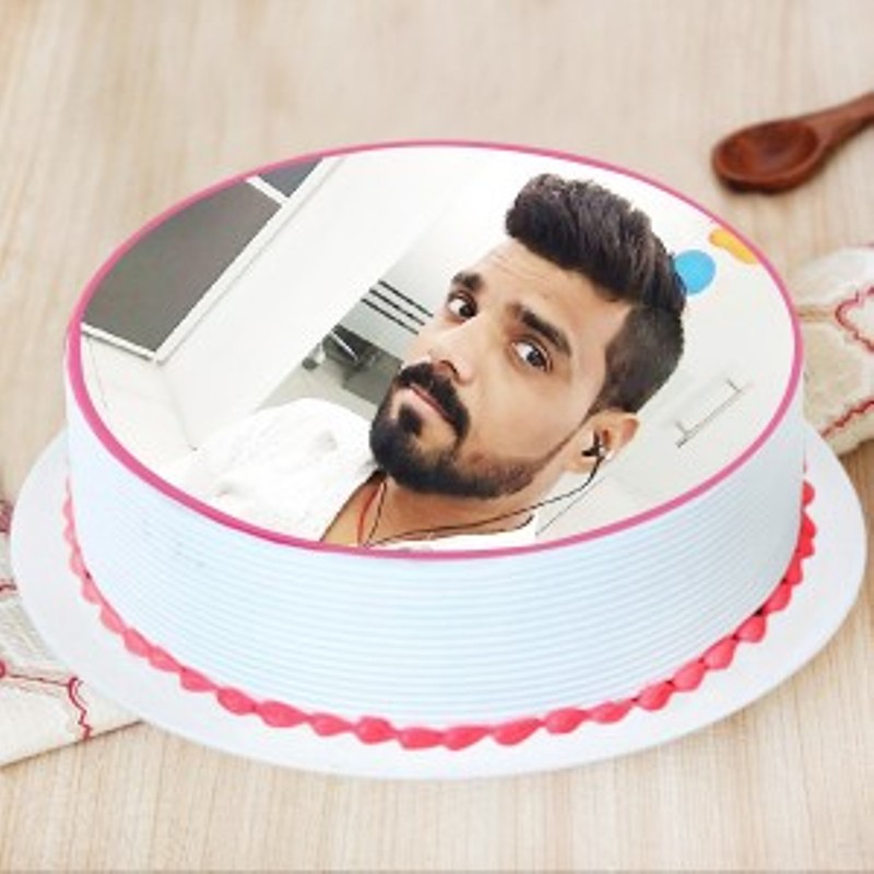 Strawberry Photo Cake