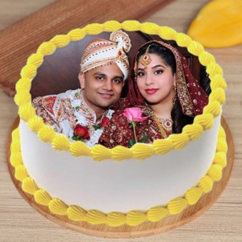 Wedding Photo cake