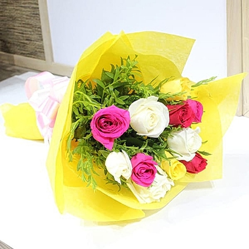 Pretty Pink -White Rose 
