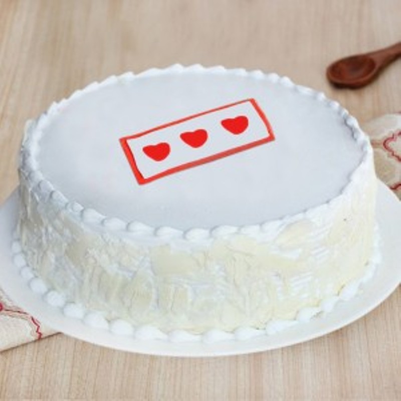 Heart Vanilla Cake
