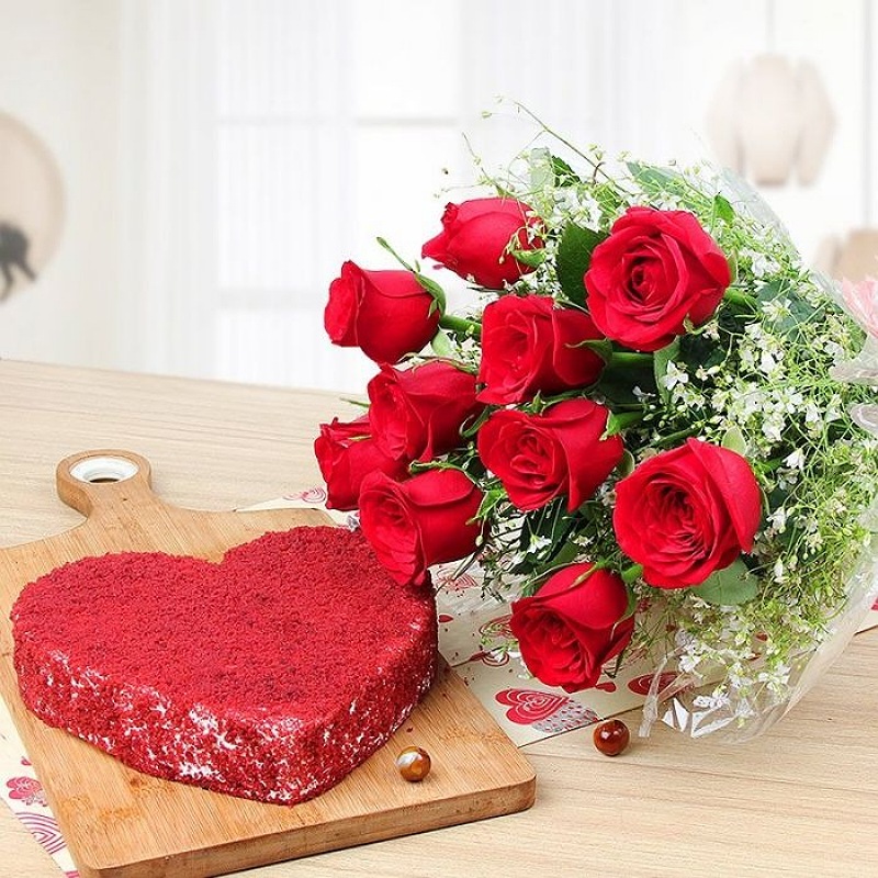 Red Velvet Cake - Rose