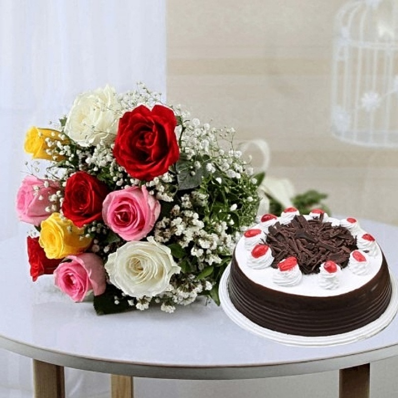 Multi Rose n Cake