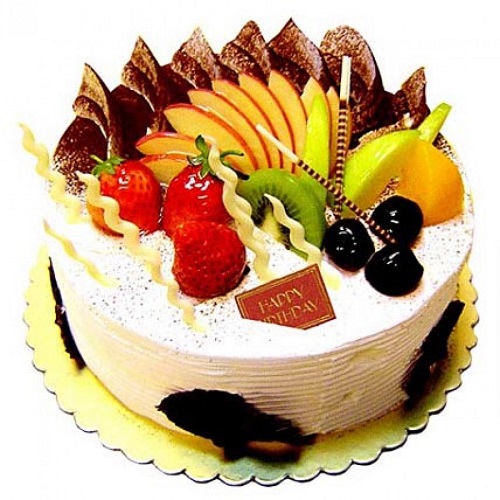 Yummy Fruits Cake