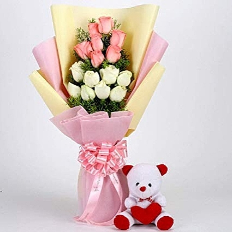 Dual Color Rose with Smile