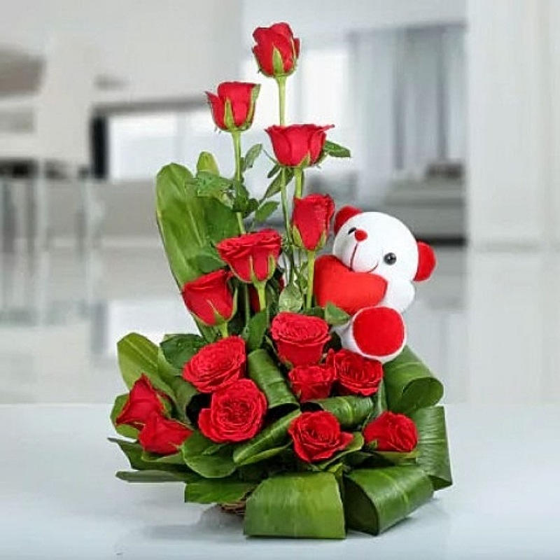 Fresh Rose and Teddy