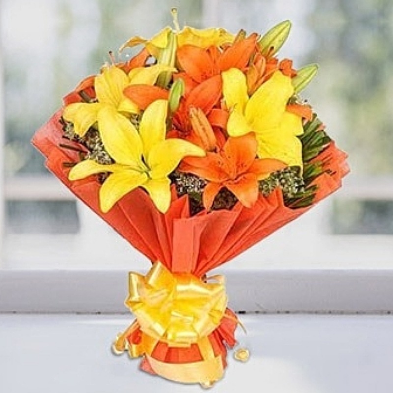 Fresh Lilies Bouquet 